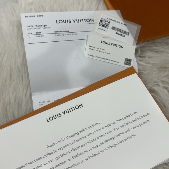 Authentic LV Palm Springs Mini - Picture 13 of 13